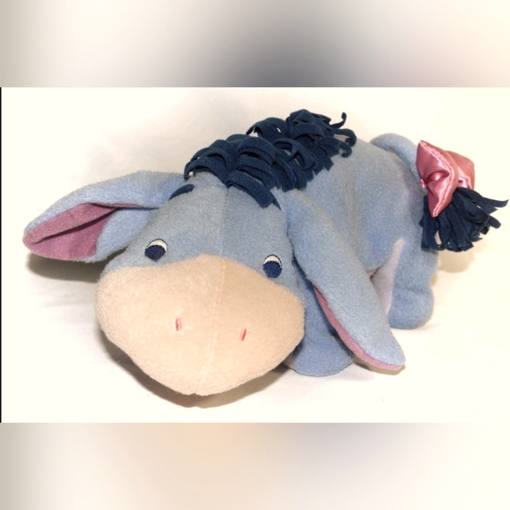 Vintage Magic Touch N Crawl Eeyore Talks And Plays Music Disney Video on Listing